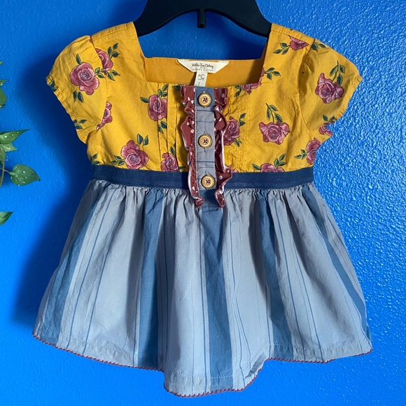 Matilda Jane w/Joanna Gaines Multi Pattern 100% Cotton Blouse. Size 4. - Picture 2 of 9